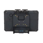 The Maple Systems DK010002 Office Dock is designed for the RT1211 Series rugged tablets, offering dual charging, USB, Ethernet, and RS-232 ports for reliable desktop connectivity and productivity.