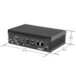 IPC2770A_Dimension-view Intel Hexa Core Powered Mini Industrial PC Dimensional View