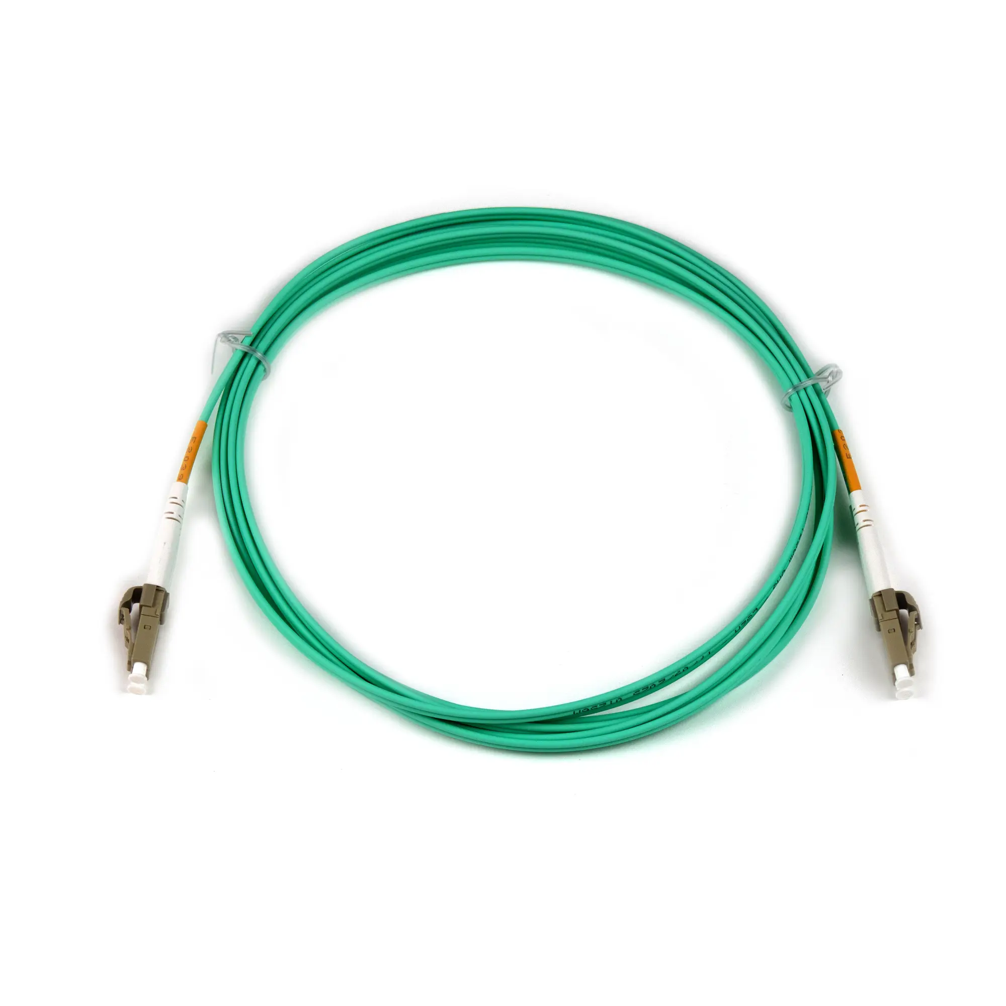 SC020002 | Fiber Optic Patch Cable, LC to LC, Duplex MMF, OM3 (50/125μm) LSZH, 9'