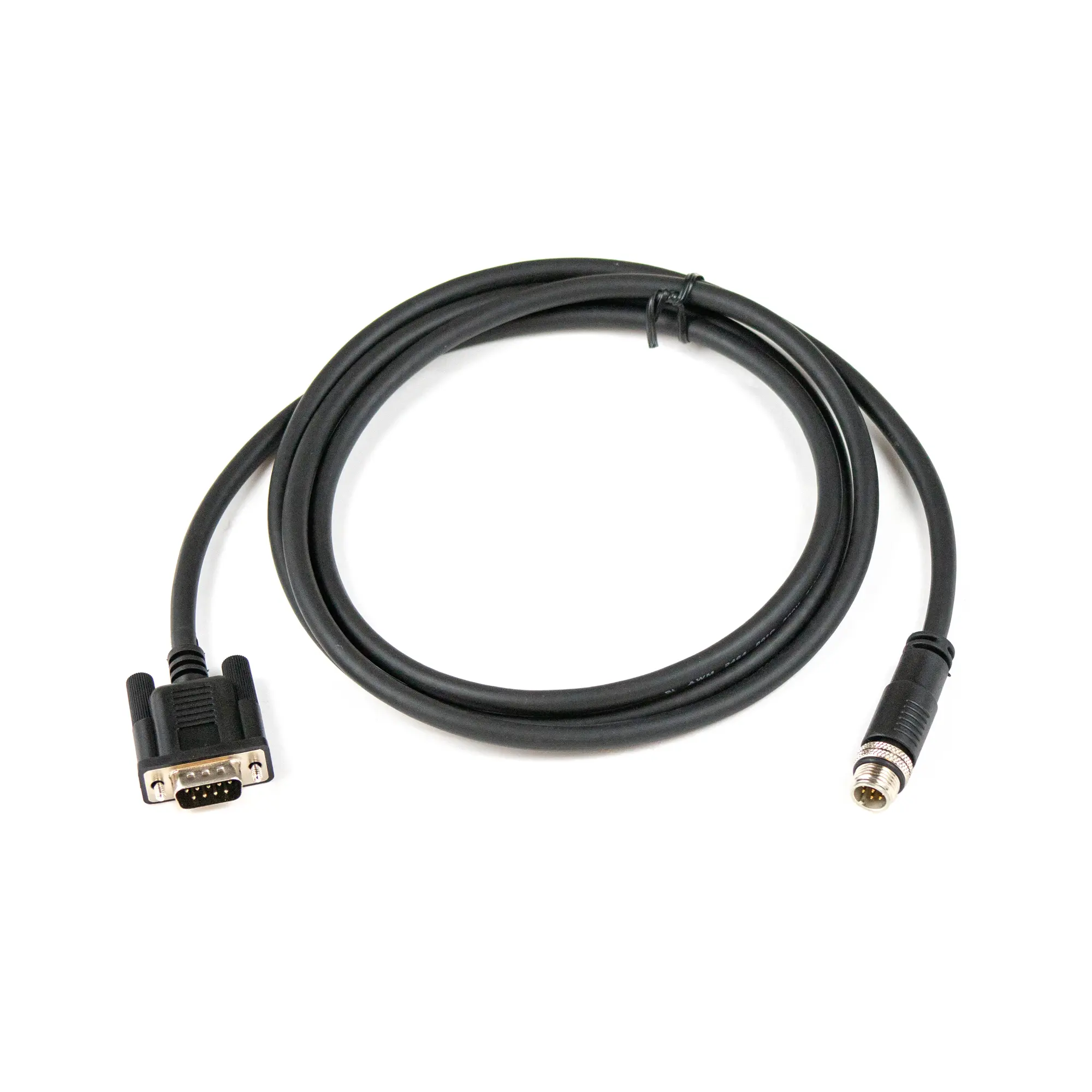 Water-Proof-M12-Serial-Cable-7431-0142 Cable, M12-to-DE9, ~5 Ft (1.8m) Maple Systems PC8000 Series