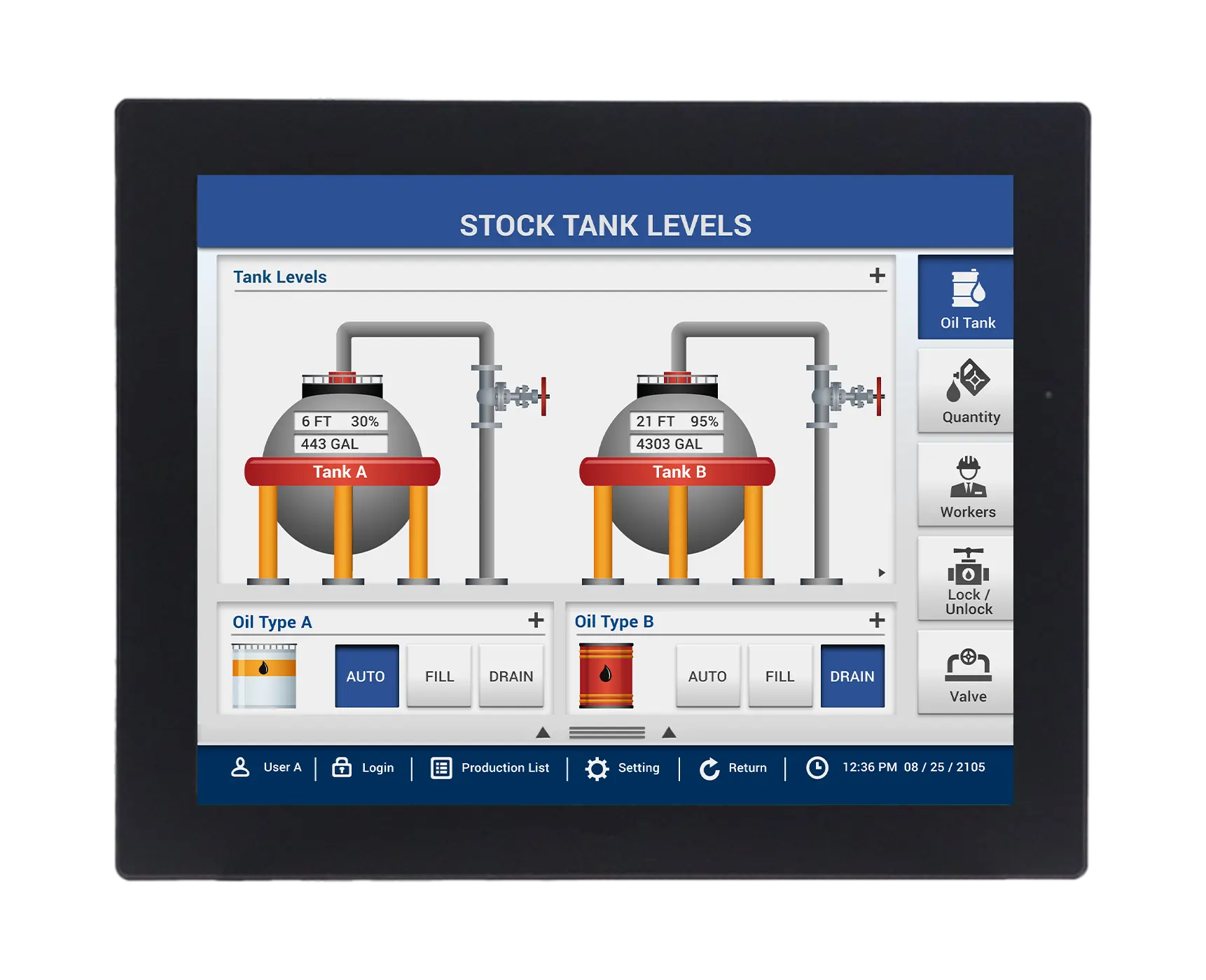 cMT2158XHv2_Front-view_full Oil Screen Maple Systems C1D2 15" cMT2158XHv2 HMI for Oil & Gas Industry