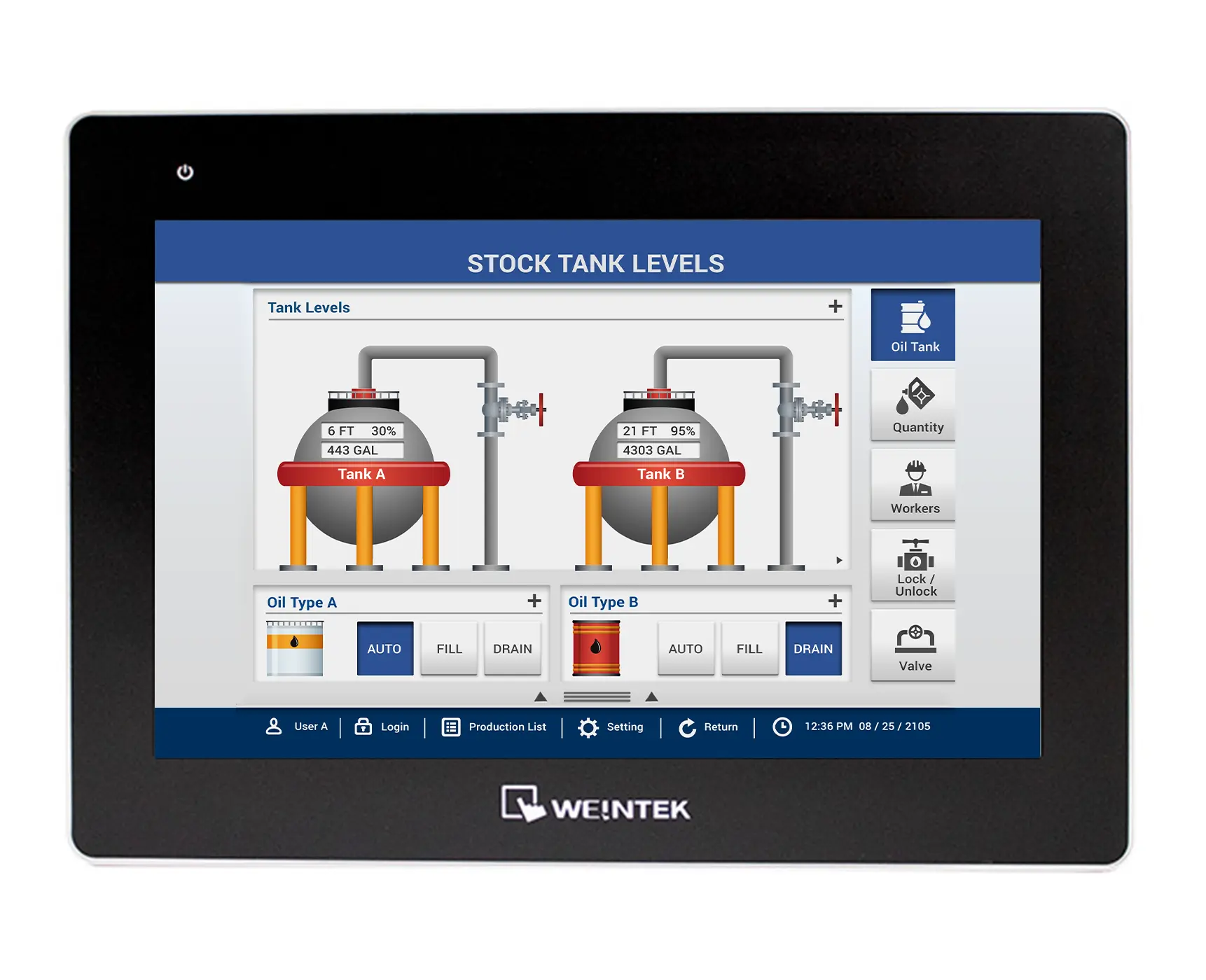 cMT3108XH_Front-view_full Oil Screen Maple Systems 10.1" cMT3108XH C1D2 HMI for Oil & Gas Industry