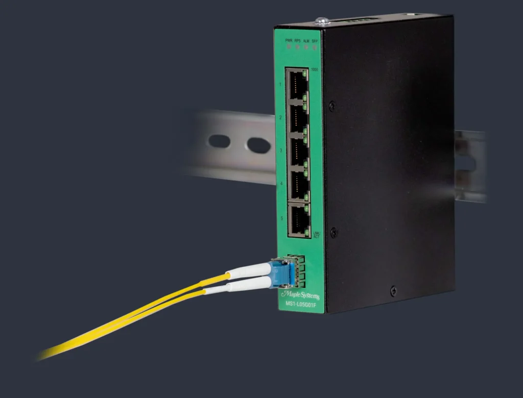Fiber Optic Capable Ethernet Switch 