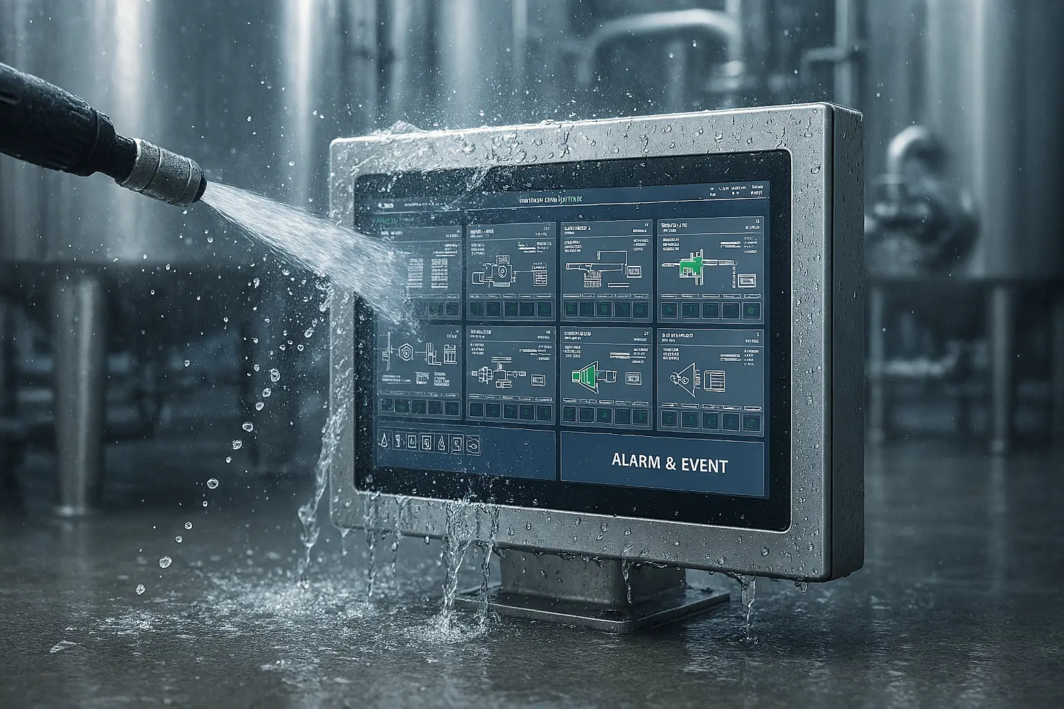 PC8100AP Series Industrial Waterproof Panel PCs Waterproof panel pc, Industrial waterproof panel pc, food and beverage, gas and oil, pharmaceutical, agriculture,