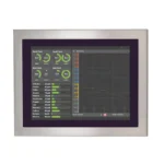 15" stainless steel industrial panel PC with IP66/IP69K protection, fanless design, and Intel® processor options. Ideal for food, beverage, outdoor kiosk and self service, and automation environments requiring durability and hygiene.