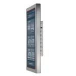 23.8" stainless steel industrial panel PC with IP66/IP69K protection, fanless design, and Intel® processor options. Ideal for food, beverage, outdoor kiosk and self service, and automation environments requiring durability and hygiene.