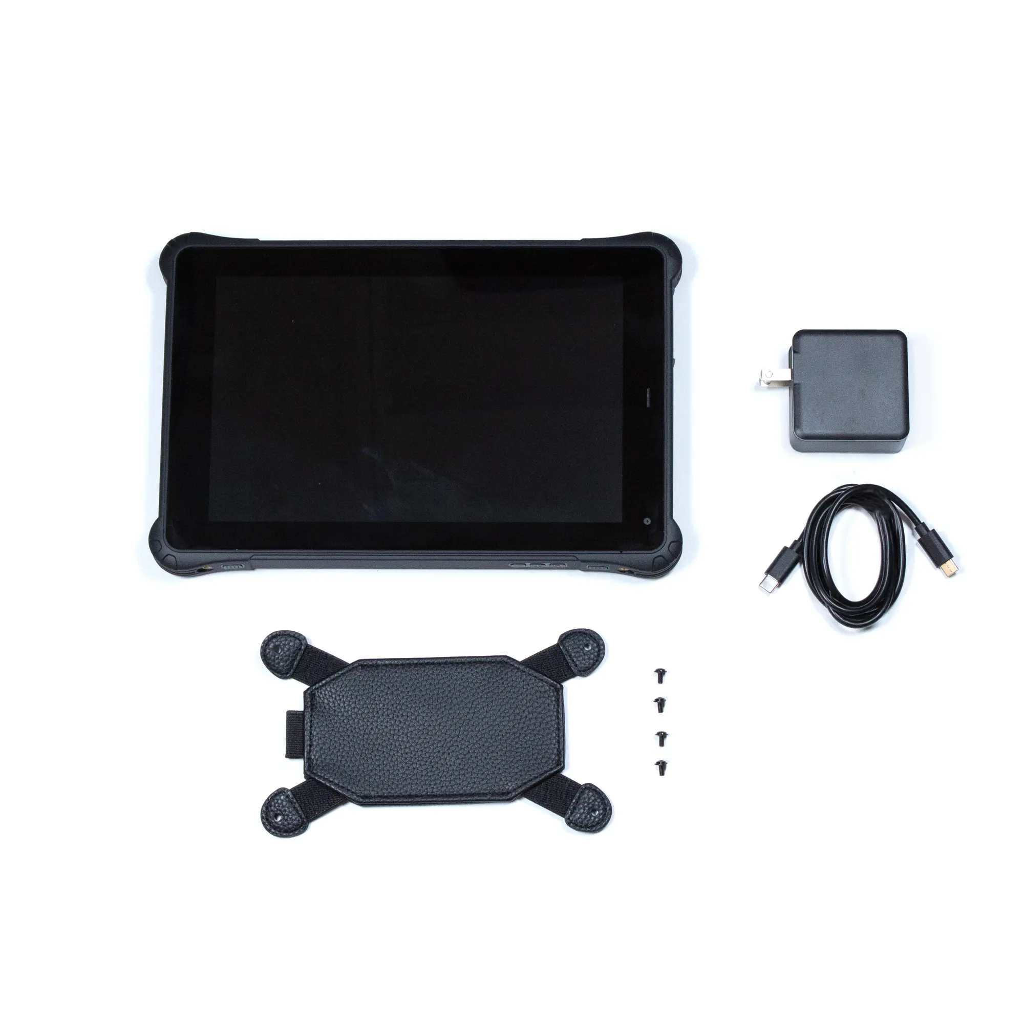 RT1108 Rugged Tablet - an at a glance look at what you get in the box with each purchase