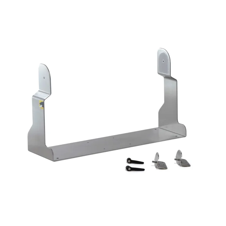 Durable U-Stand mounting kit designed for the Maple Systems PC8115AP waterproof panel PC. Enables secure desktop or freestanding installation for industrial and kiosk applications.