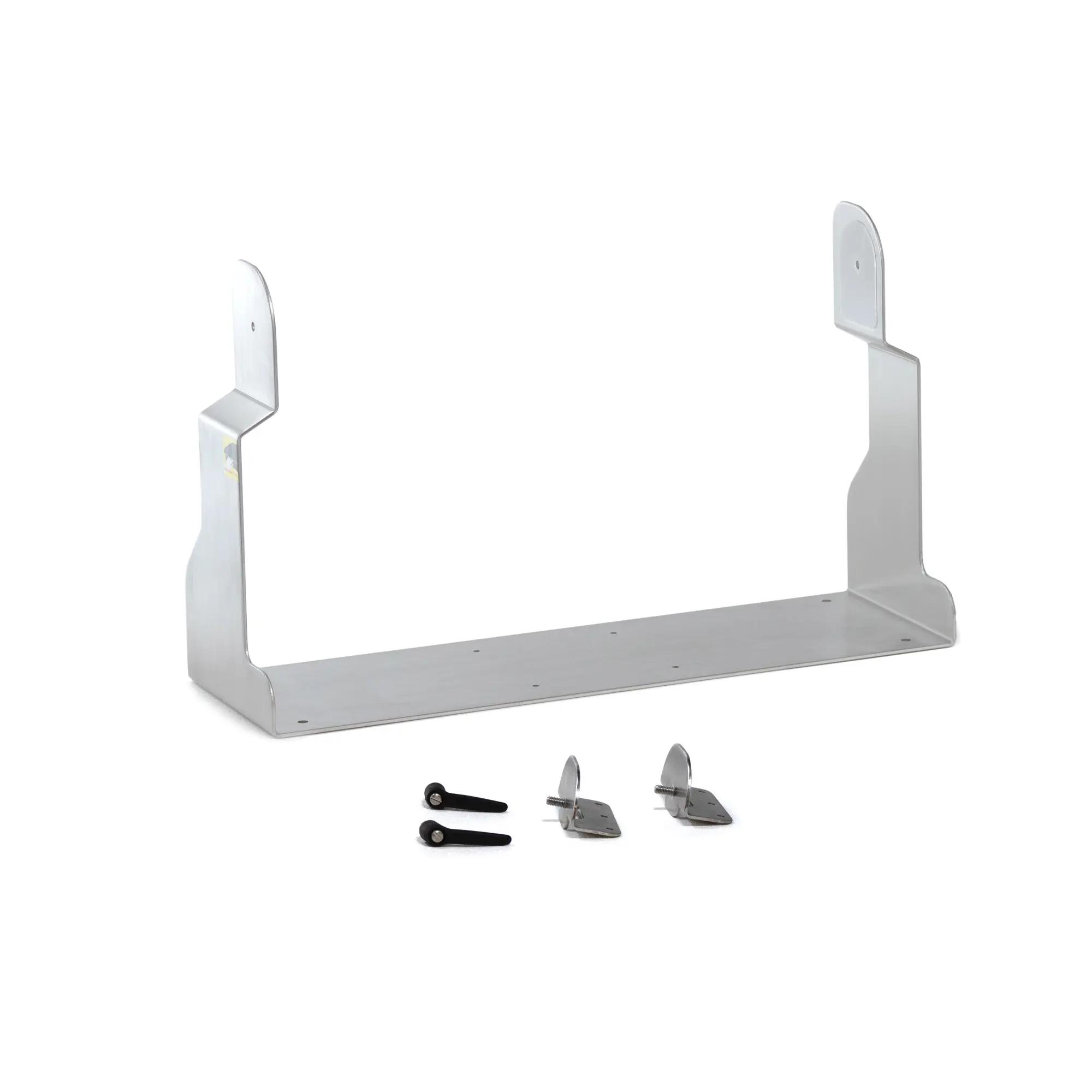 SK-PC8116AP-16inch-yoke Durable U-Stand mounting kit designed for the Maple Systems PC8116APwaterproof panel PC. Enables secure desktop or freestanding installation for industrial and kiosk applications.