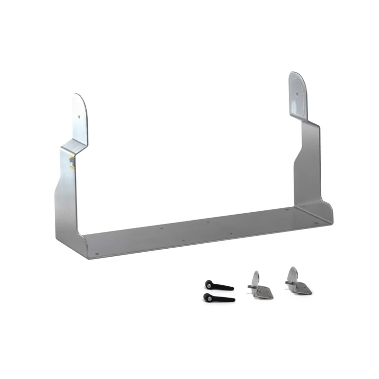 Durable U-Stand mounting kit designed for the Maple Systems PC8117AP waterproof panel PC. Enables secure desktop or freestanding installation for industrial and kiosk applications.
