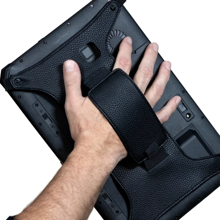 Maple Systems Rugged Tablets come with a hand strap, in the box, with each purchase