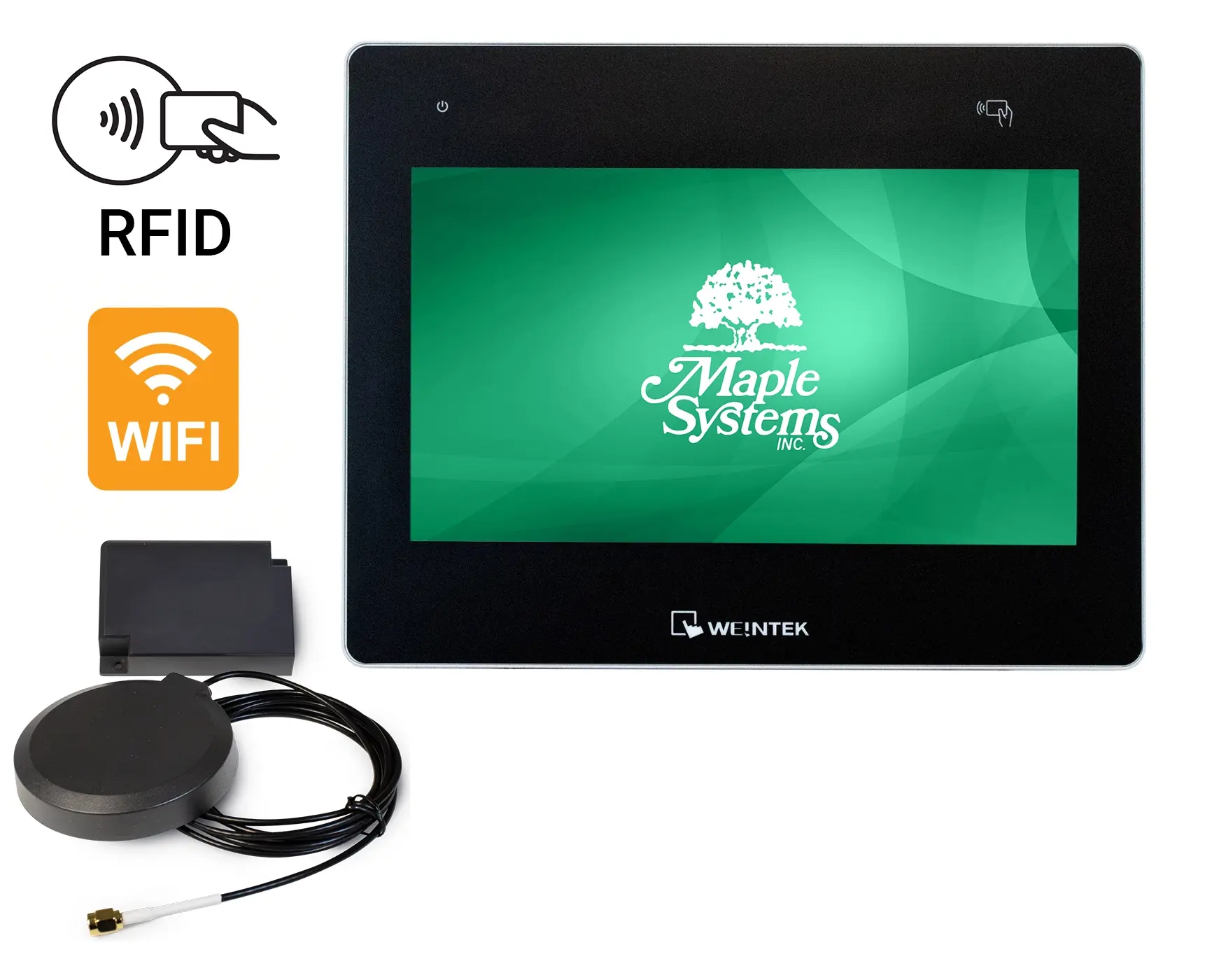 Our cMT3102Xv2R High Performance, ATEX rated, HMI comes with advanced IIoT features, built-in RFID scanner, dual Ethernet ports, and a robust Quad-Core Processor.