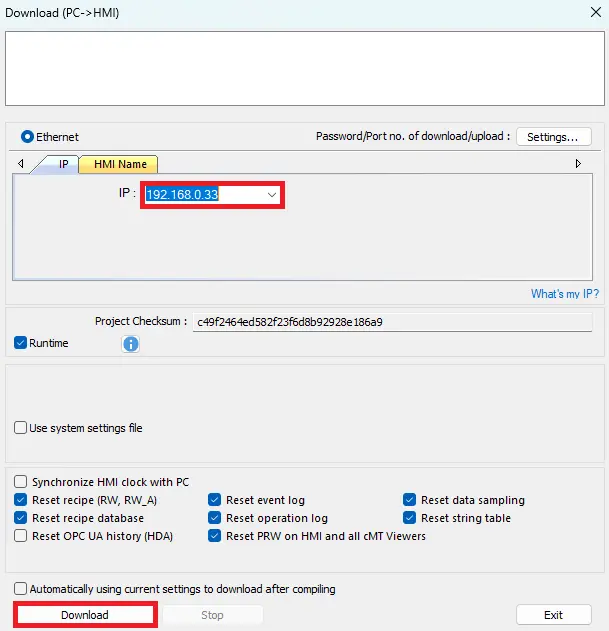 EBPro Download IPAddress