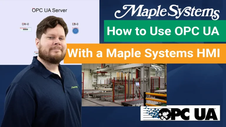 Cover image for How to Use OPC UA With a Maple Systems HMI