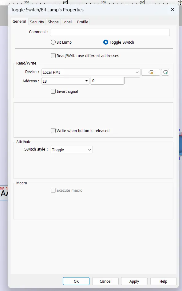 pointing a bit lamp in EBPro at LB-0