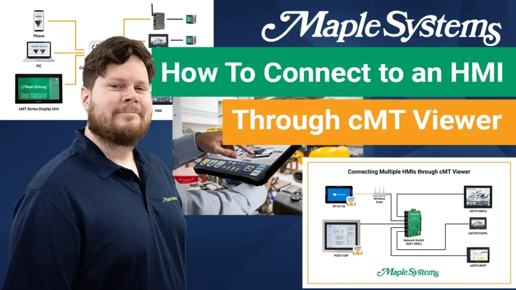 How to Connect to a Maple Systems HMI through cMT Viewer