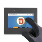 cMT2058XHW 4.3" Web HMI with built-in Chromium V132 Browser - Gloved Hand