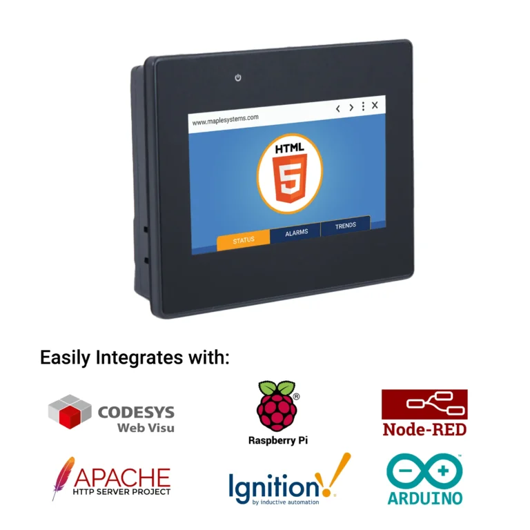 cMT2058XHW 4.3" Web HMI with built-in Chromium V132 Browser