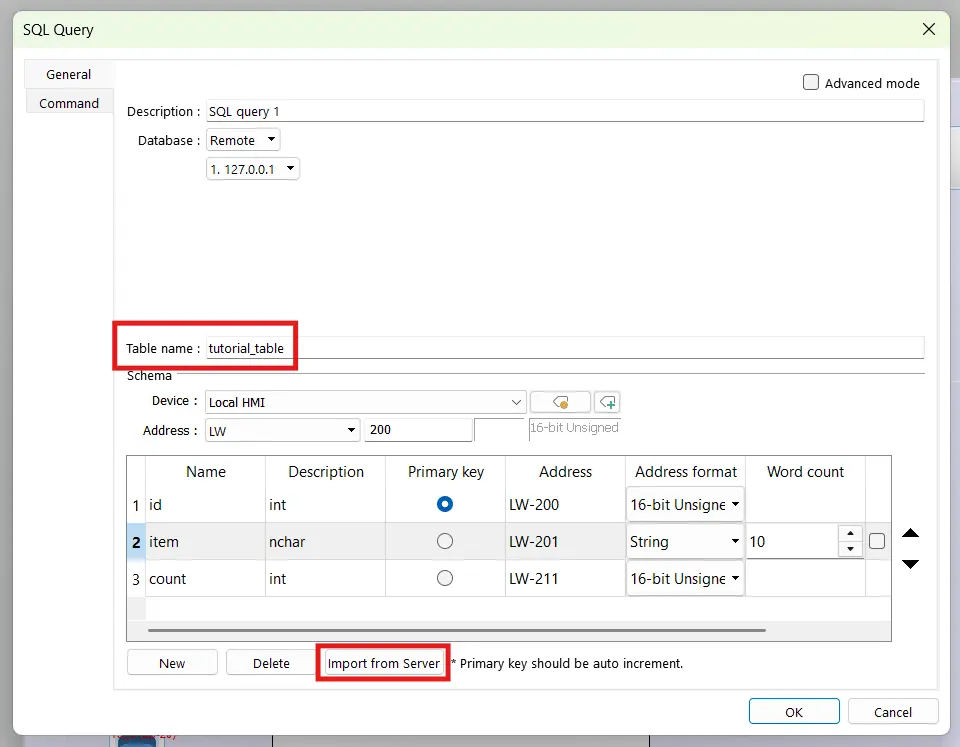 How to use SQL with a Maple Systems HMI