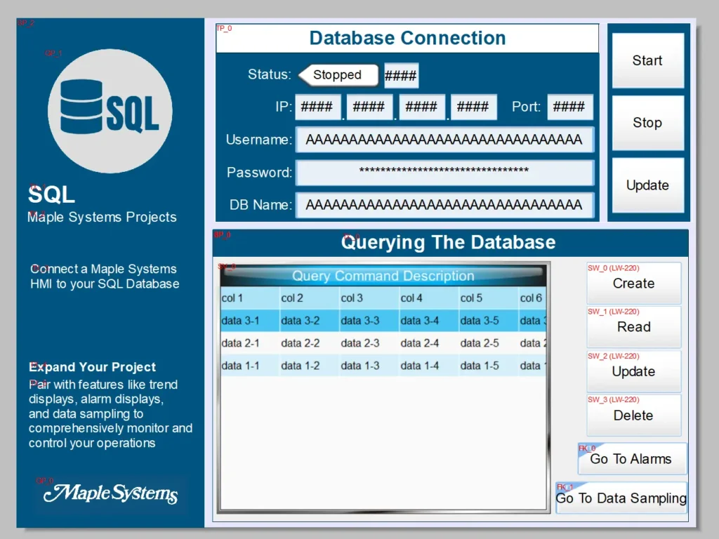 Querying an SQL table from EBPro Querying an SQL table from EBPro
