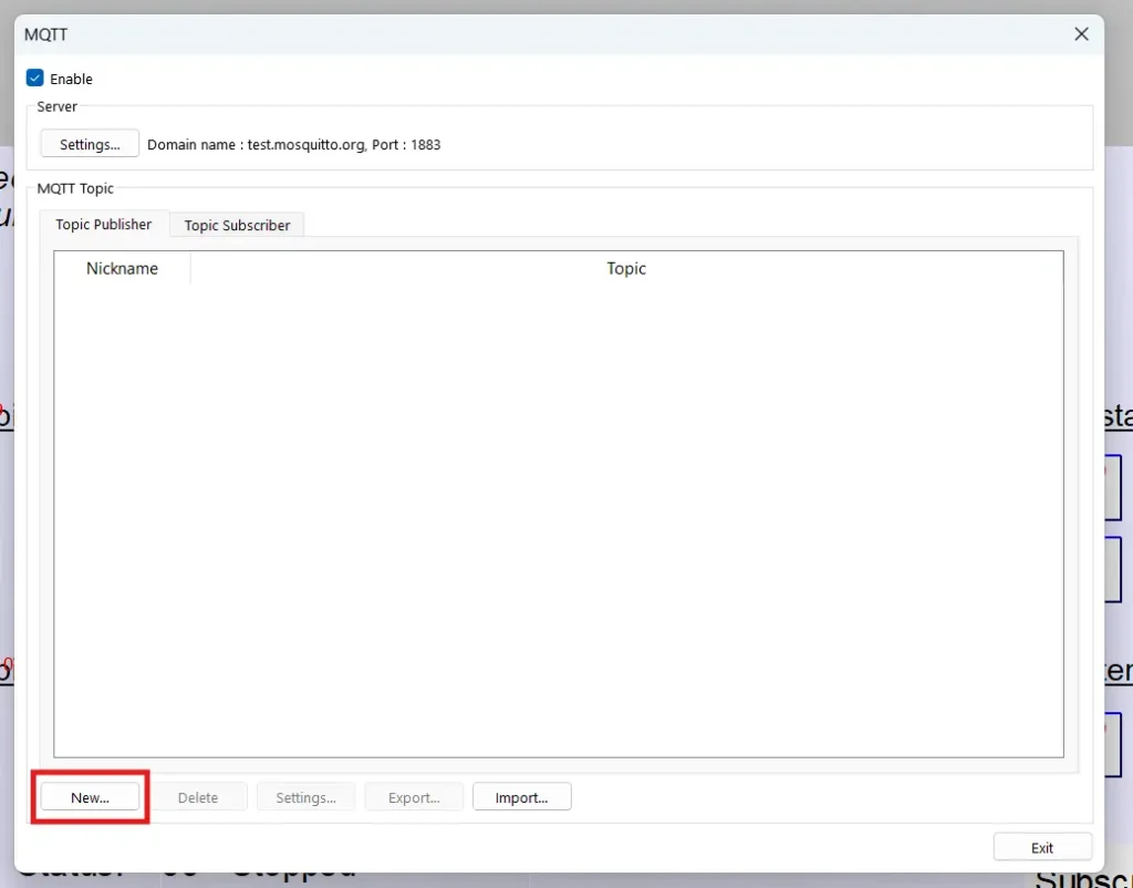 New MQTT publish topic in EBPro