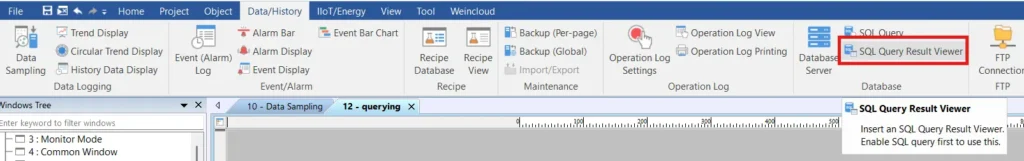 How to use SQL with a Maple Systems HMI