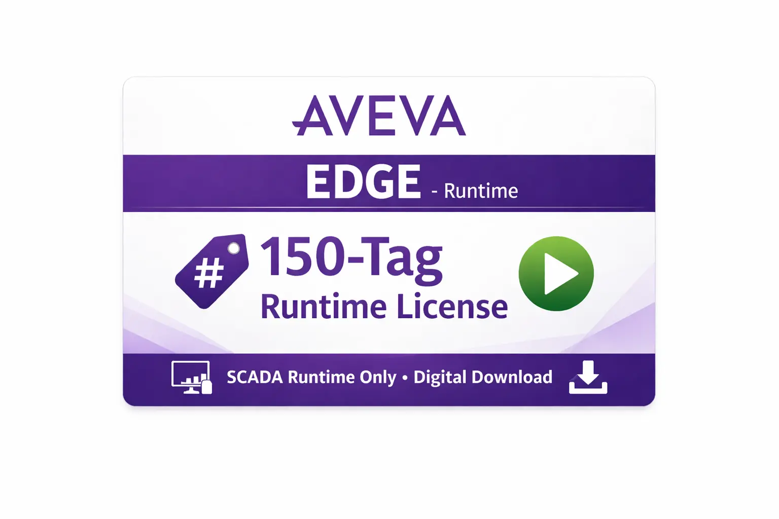Aveva Edge 150-Tag SCADA Runtime License for Maple Systems IPC and Panel PC