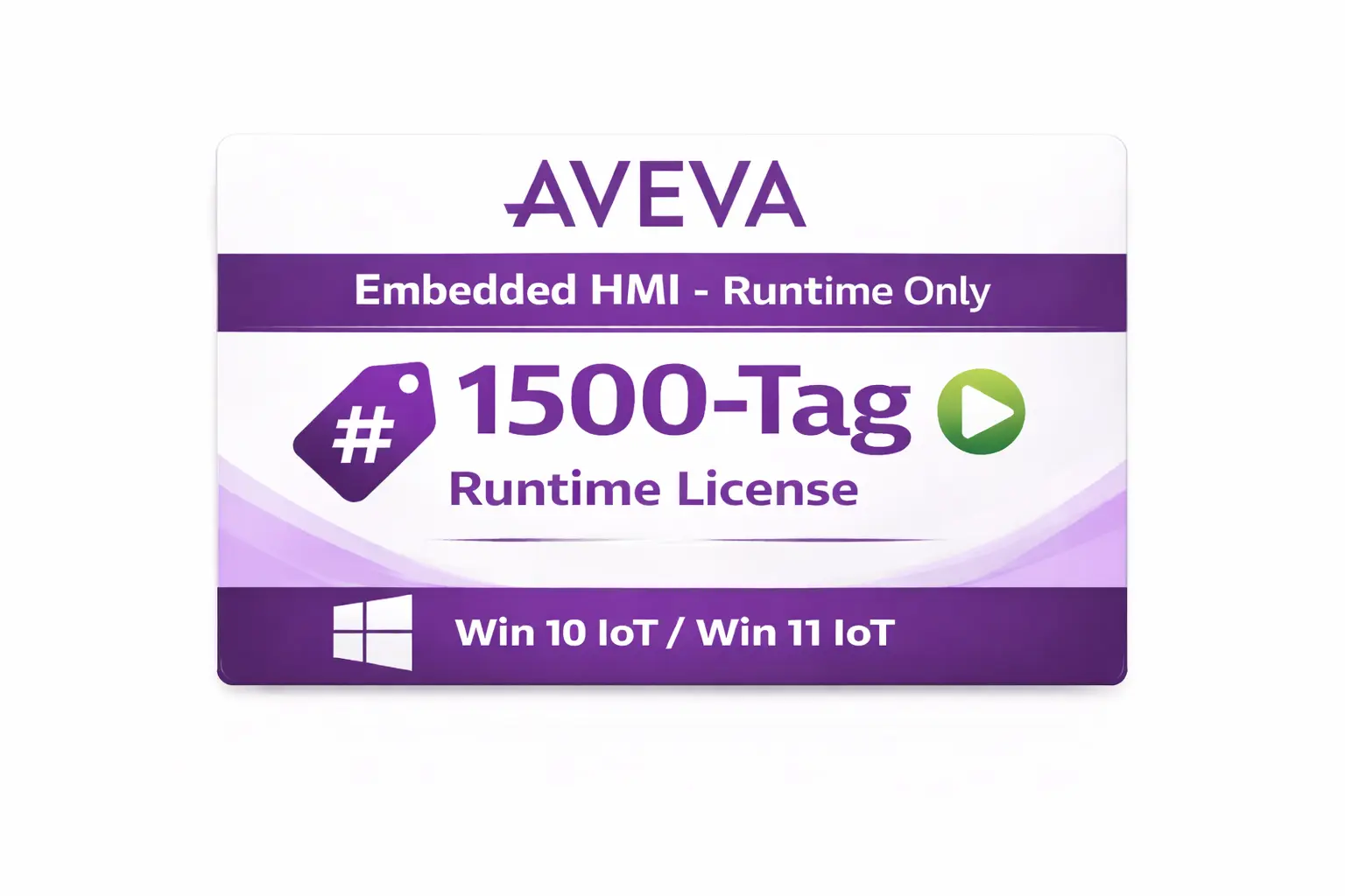 Aveva Edge 1500-Tag Embedded HMI Runtime License for Maple Systems IPCs and Panel PCs