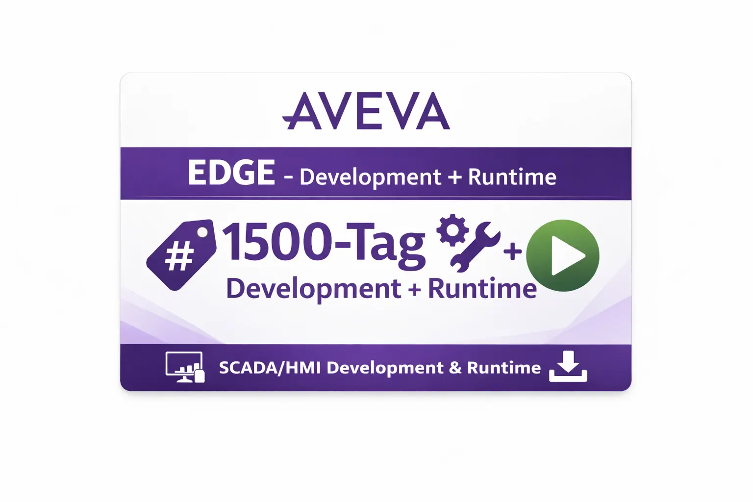 AVEVA Edge 1500-Tag SCADA Development + Runtime License for Maple Systems IPC and Panel PC