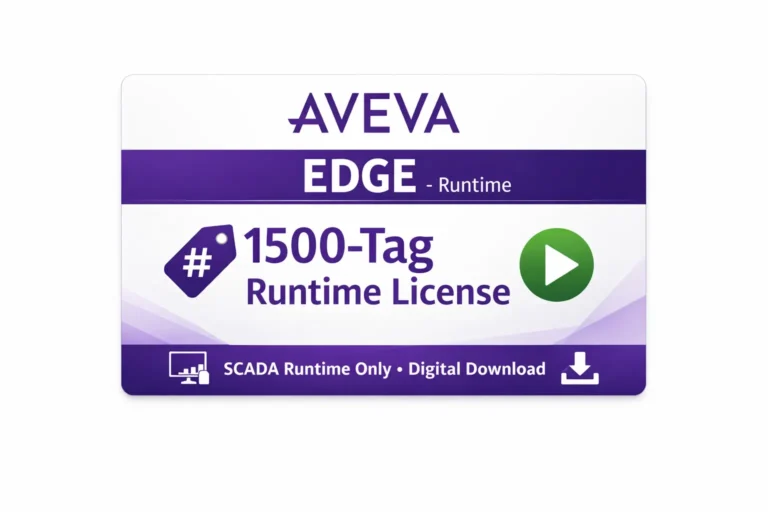 Aveva Edge 1500-Tag SCADA Runtime License for Maple Systems IPC and Panel PC.