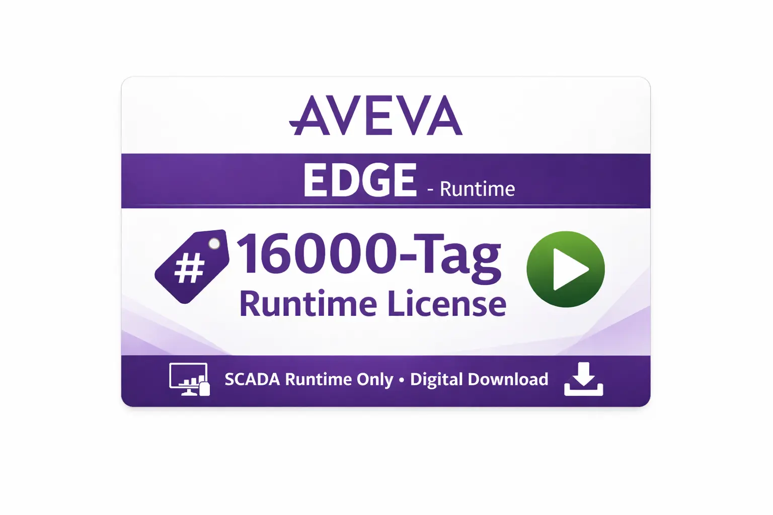 Aveva Edge 16000-Tag SCADA Runtime License for Maple Systems IPCs and Panel PCs