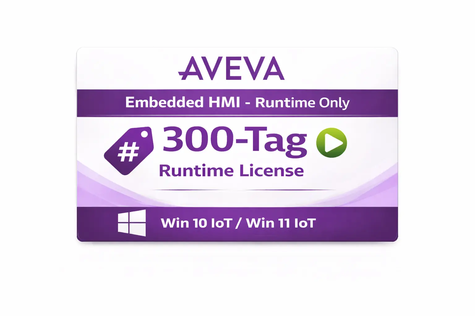Aveva Edge 300-Tag Embedded HMI Runtime License for Maple Systems IPCs and Panel PCs