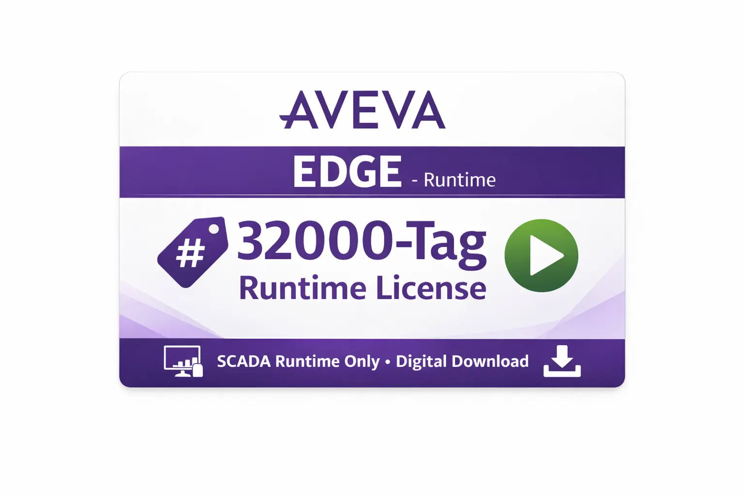 Aveva Edge 32000-Tag SCADA Runtime License for Maple Systems IPCs and Panel PCs
