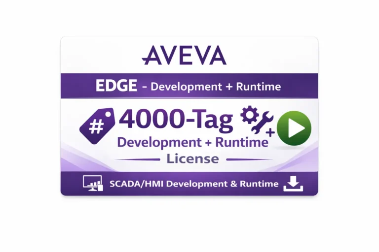 Aveva Edge 4000-Tag SCADA Development + Runtime License for Maple Systems IPCs and Panel PCs