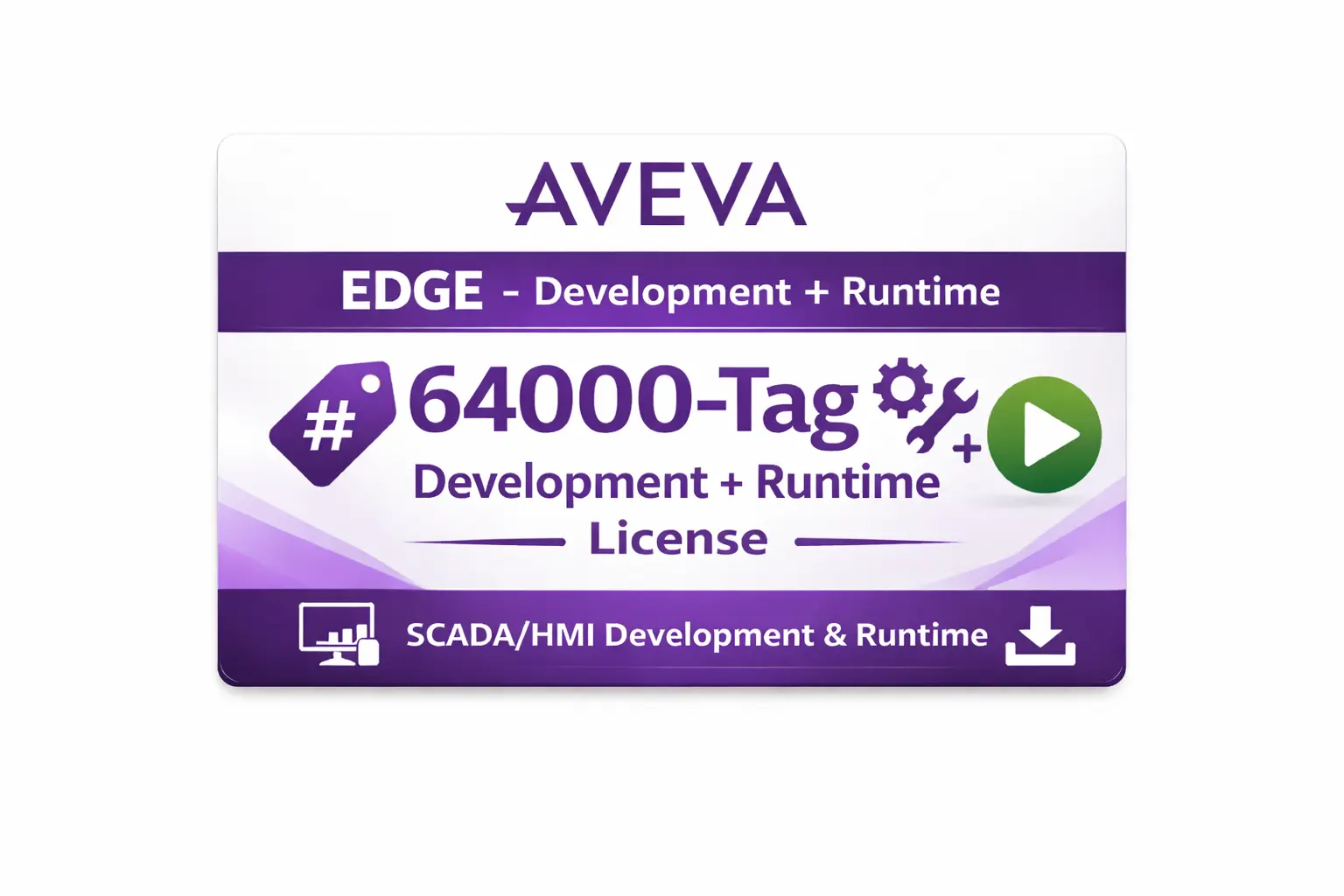 Aveva Edge 64000-Tag SCADA Development + Runtime License for Maple Systems IPCs and Panel PCs