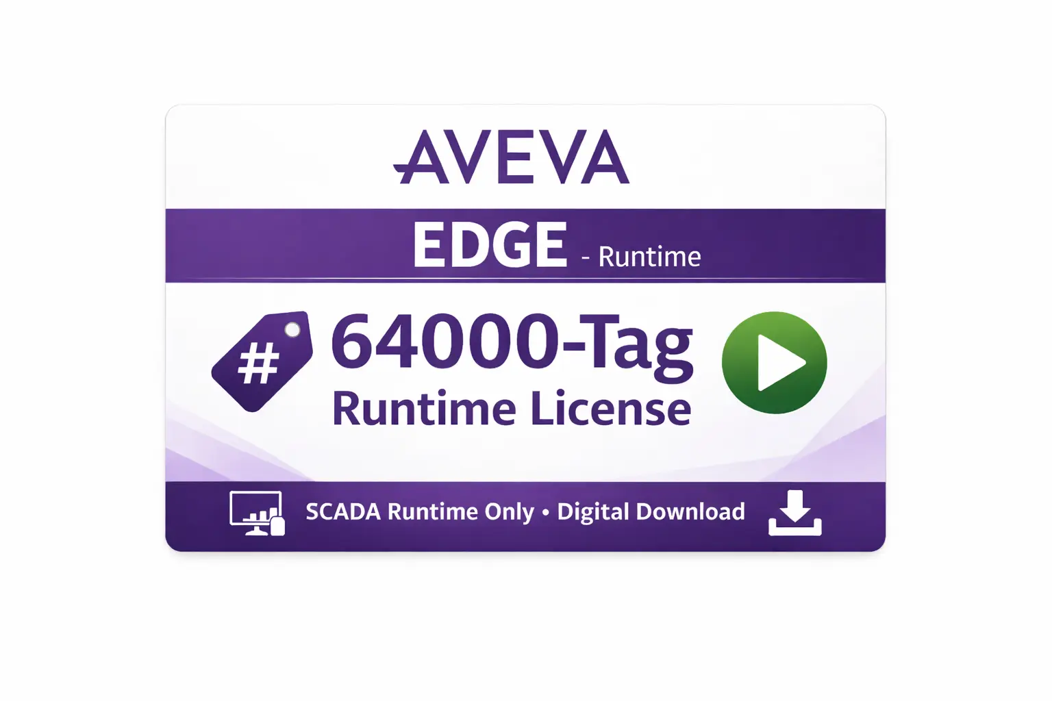 Aveva Edge 64000-Tag SCADA Runtime License for Maple Systems IPCs and Panel PCs