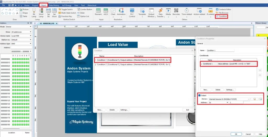 EBPro adding an if condition for the warning amber light if value is equal to or less than 899 EBPro adding an if condition for the warning amber stack light if value is equal to or less than 899