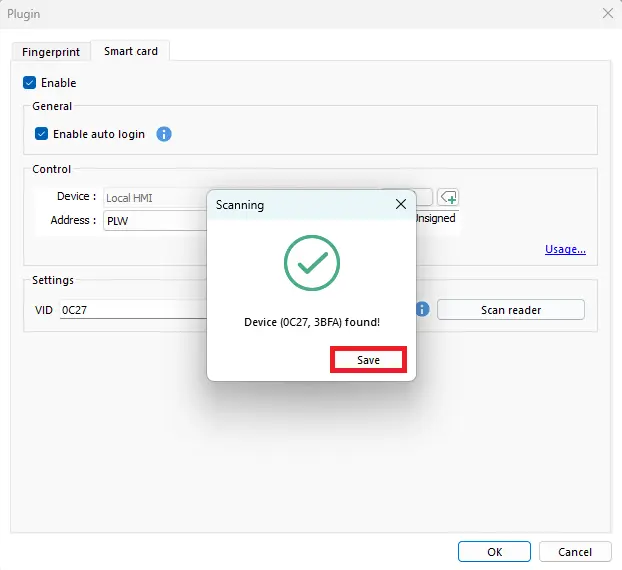 EBPro scanned smart card device is found
