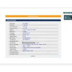 Managed Network Switch systems screen