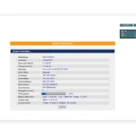 Light Managed Network Switch systems screen