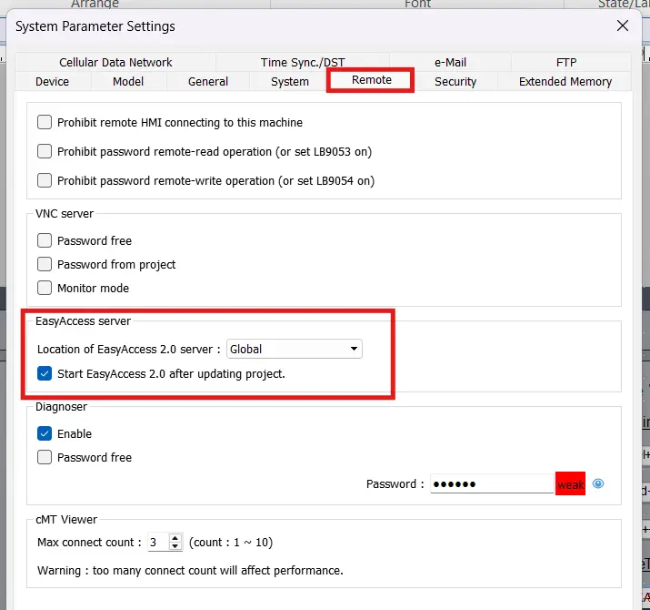 How to Connect to a Maple Systems HMI with EasyAccess 2.0 - choosing an EasyAccess2.0 Server