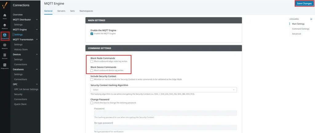 Configuring the MQTT Engine