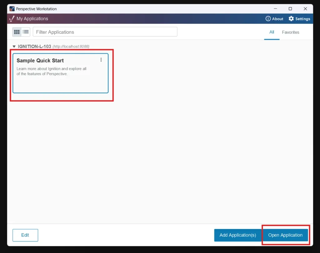 connecting to an Ignition Gateway Project