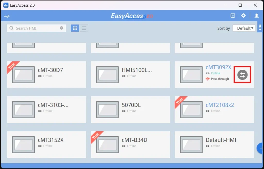 Remote Connecting to an HMI in EasyAccess2.0 Remote Connecting to an HMI in EA2