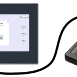 RFID scanner connected to a Maple Systems HMI
