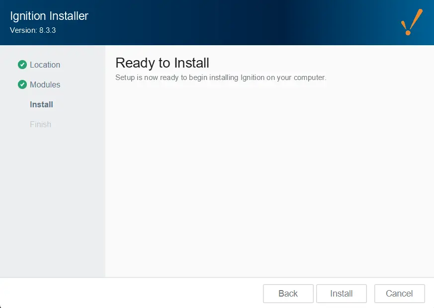 Ignition Install Wizard