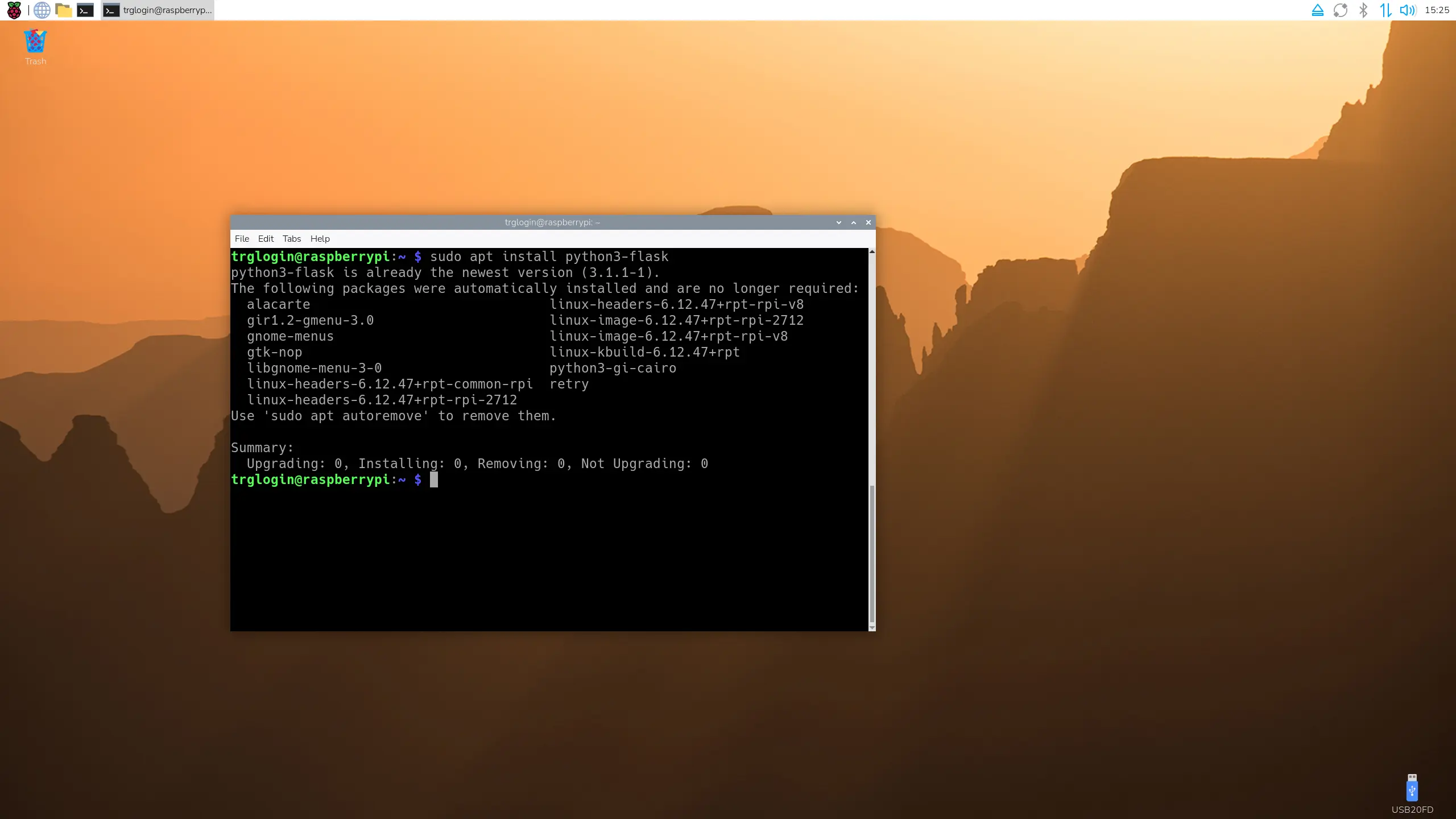 Installing Python and Flask