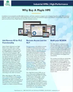 Choosing Maple HMIs Flyer Image Choosing Maple HMIs Flyer