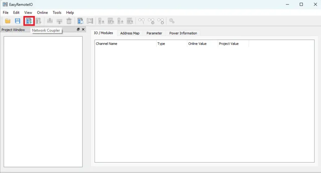 EasyRemoteIO Adding Network Coupler EasyRemoteIO Adding Network Coupler