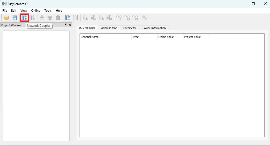 EasyRemoteIO Adding Network Coupler